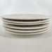 Set of 6 Gibson Four Seasons White Salad Plates Embossed Floral Fruit 7 3/4
