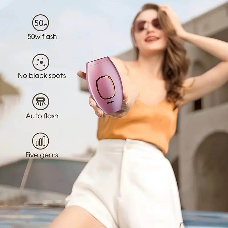 White Painless Laser Hair Removal at Home for Women