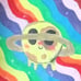 I'm selling a rainbow smiley face planet