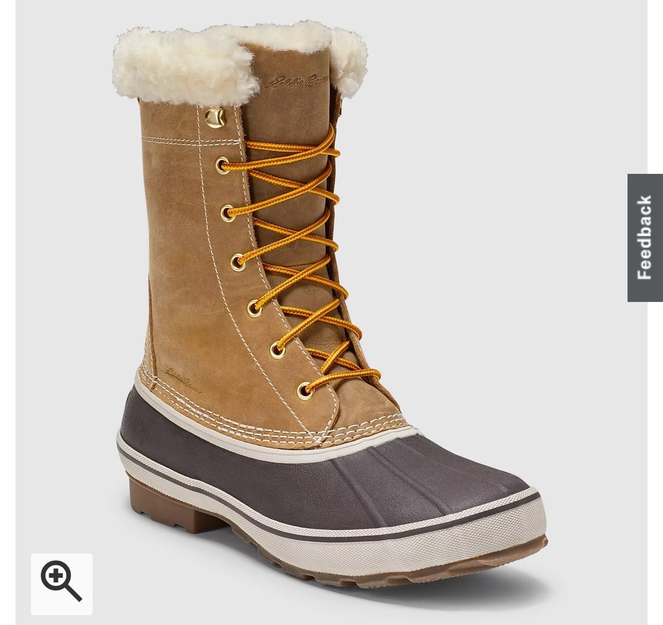 Eddie Bauer Men’s Hunt Pac Faux Shearling-Lined Boot