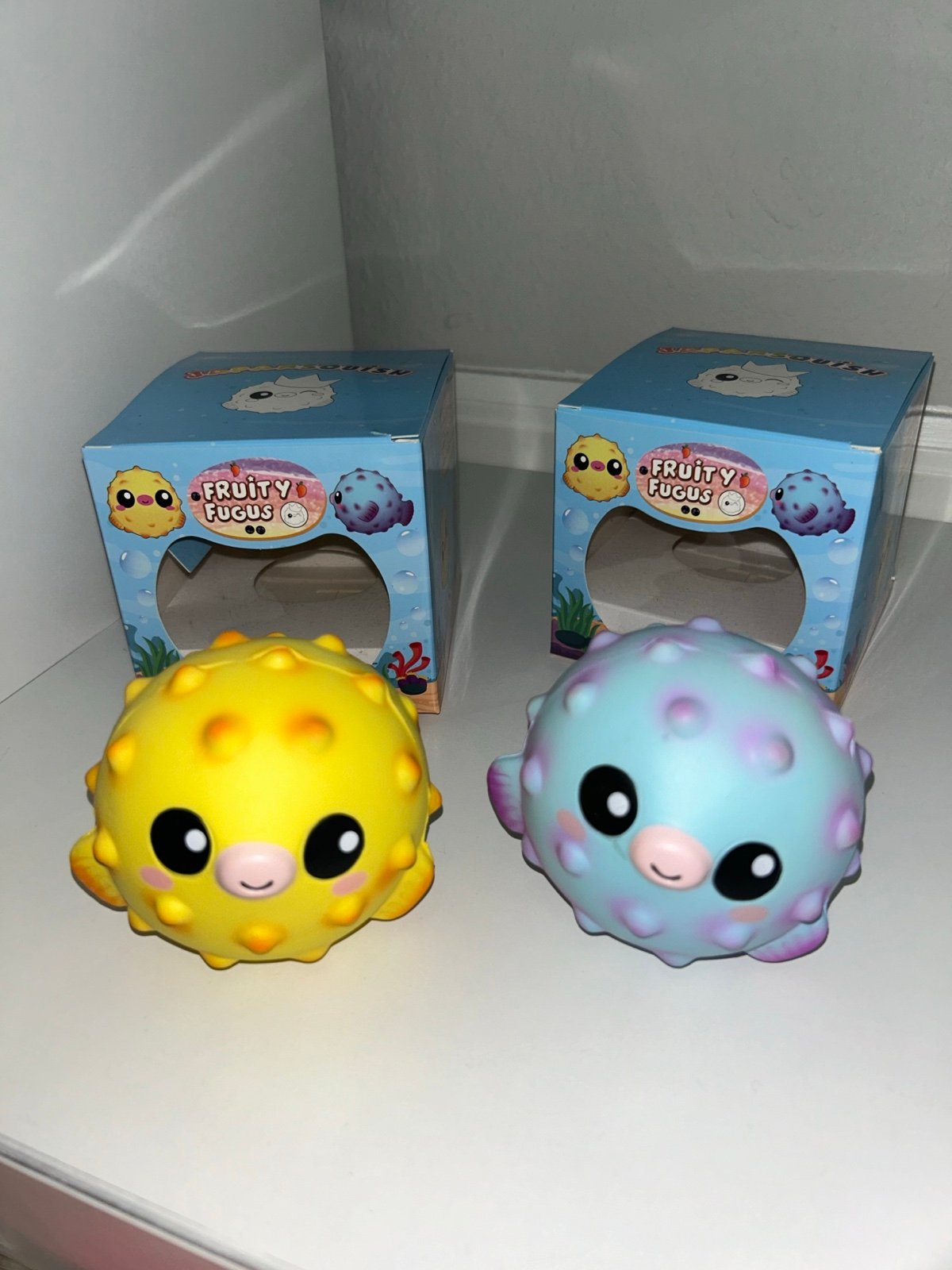 Fruity Fugus Mambo and Bobo Puffer Squishy