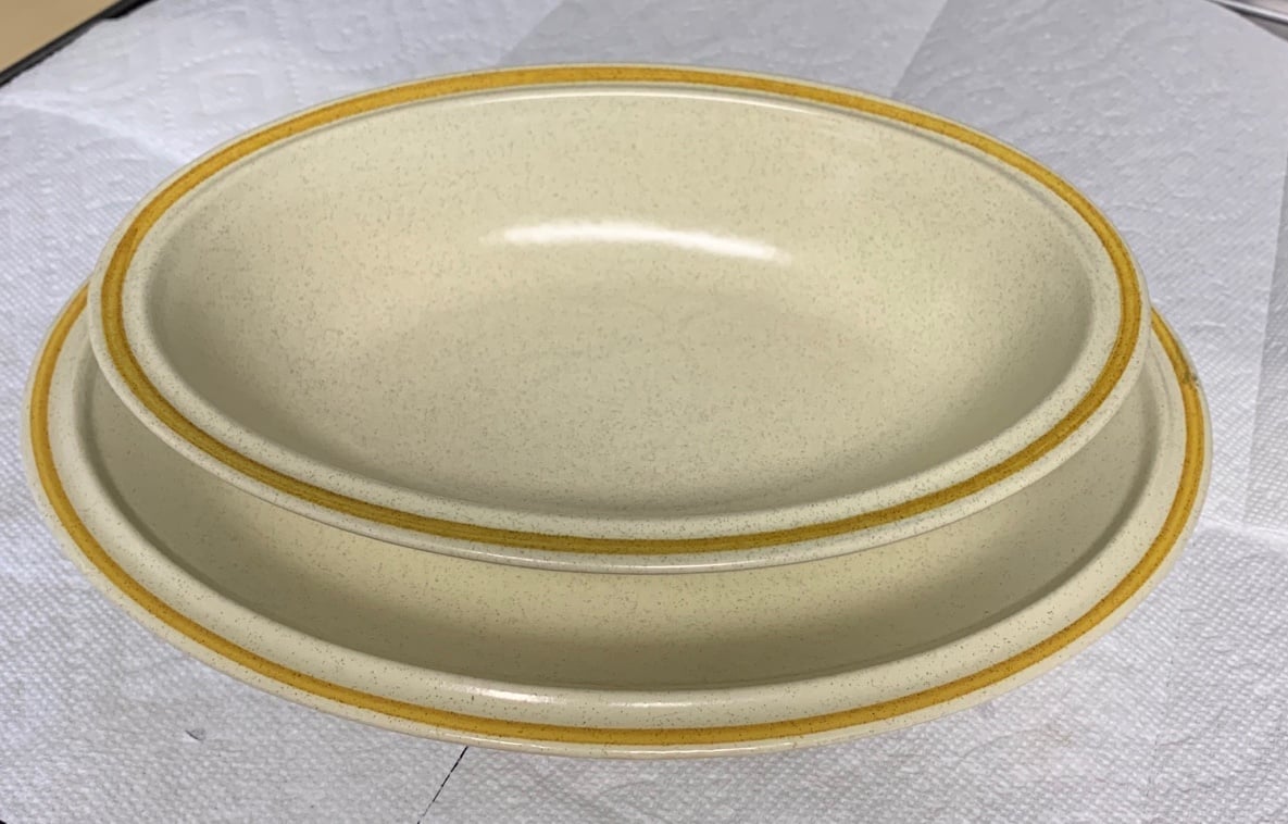 Bowl and platter