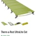 Thermarest therm-a-rest ultra lite cot camping backpacking nwot stay warm