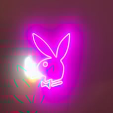 Neon sign playboy bunny
