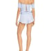Peixoto Nina Smocked Top Swim Cover-Up