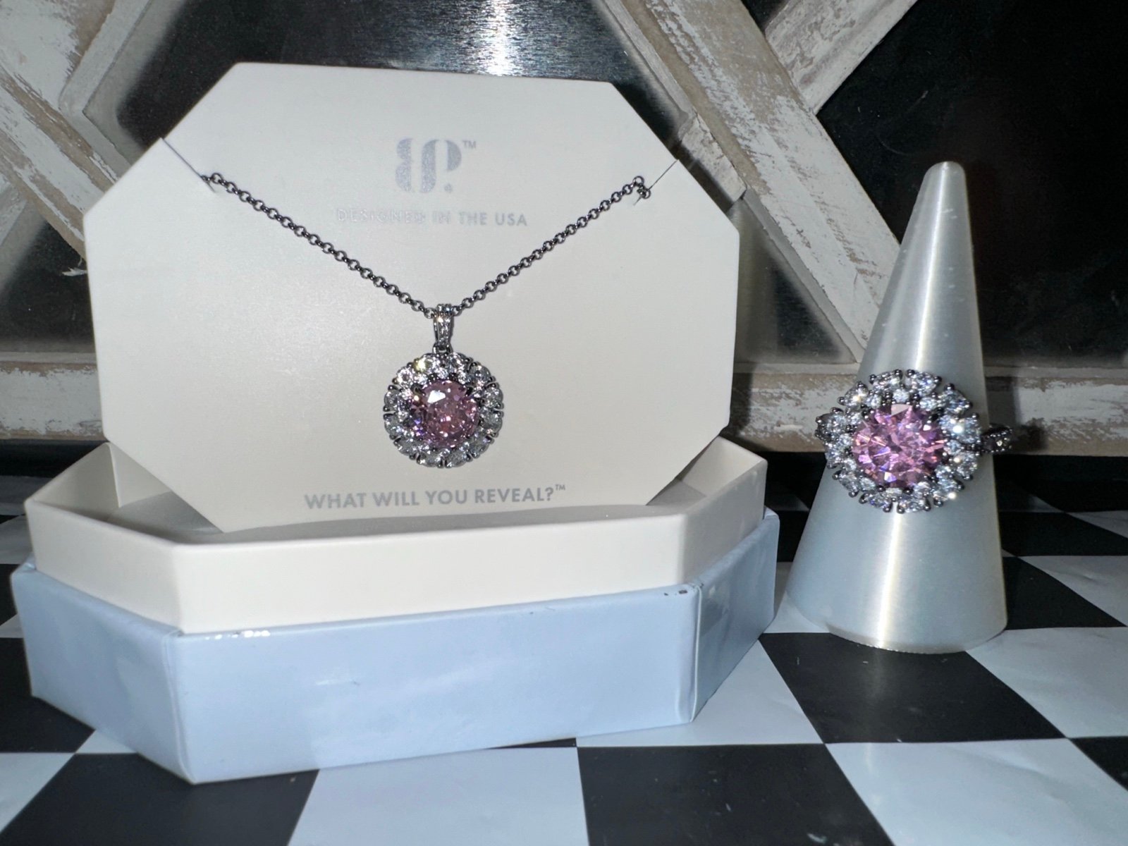 Somebody Like You RBP8637 & RBP8649 Size 9 Ring & Necklace Bomb Party MATCH