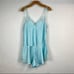Kate Spade Blue Polka Dot Pajama Romper size Large