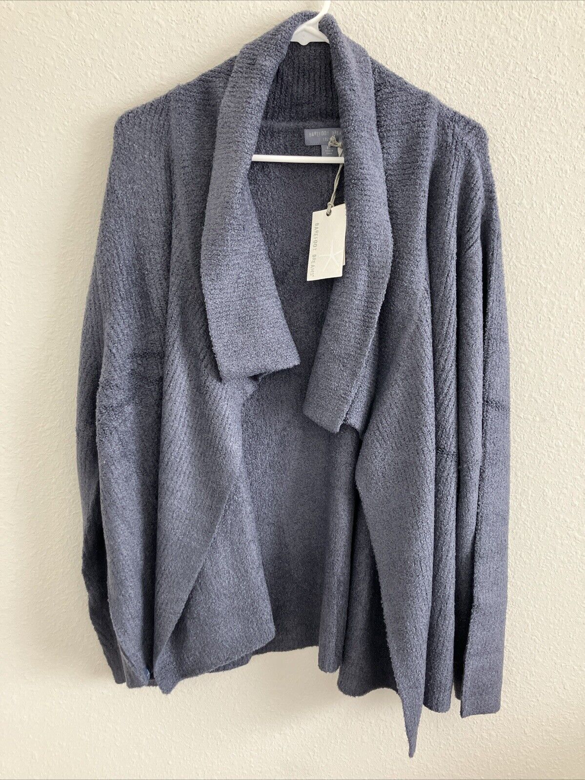 Barefoot Dreams CozyChic Lite Shawl Cardigan - Blue (sz 3X) A656329
