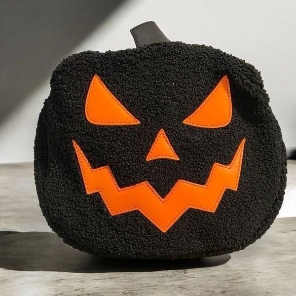 Dolls Kill Tricks n Treats Halloween Jack-o-lantern Backpack Purse Let’s Get Lit