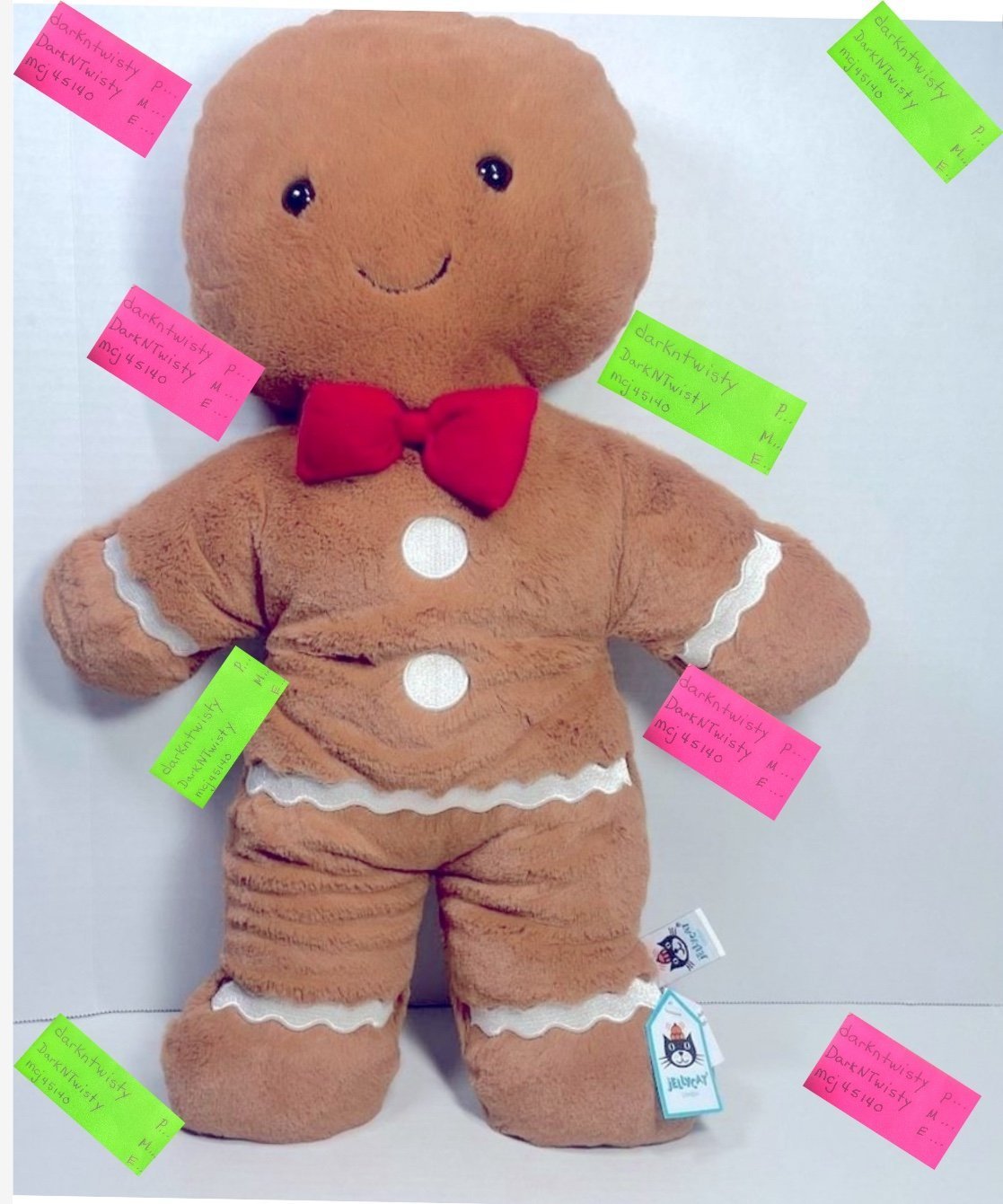 BNWT I am Huge Jolly Gingerbread Fred approx 20”