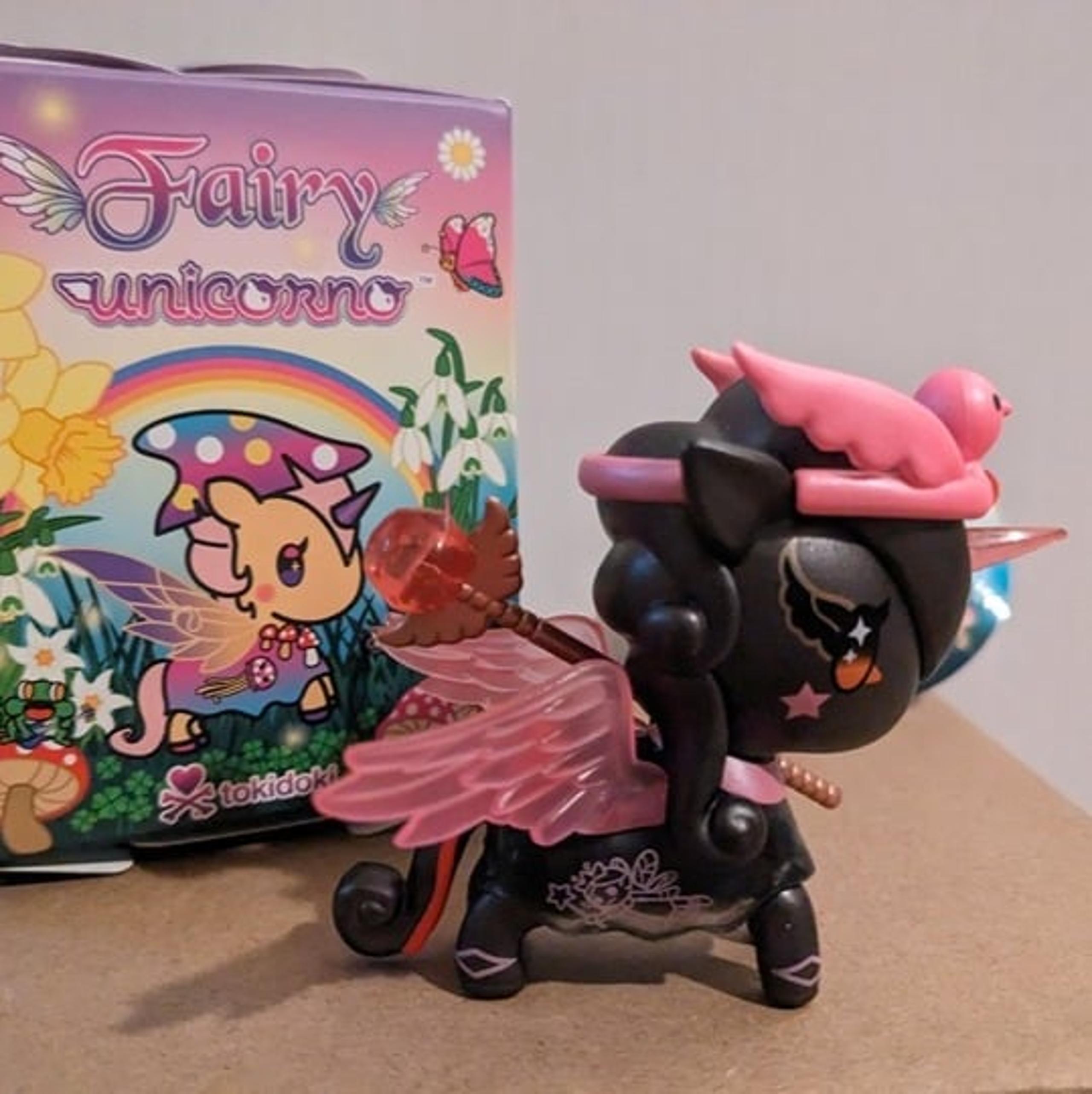 FREE SHIP Unicorno Crystal Fairy Chaser Black Tokidoki Unicornos Fairies Series