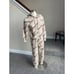 Miss Pap tan/brown hoodie/jogger set, size small