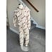 Miss Pap tan/brown hoodie/jogger set, size small