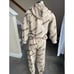 Miss Pap tan/brown hoodie/jogger set, size small