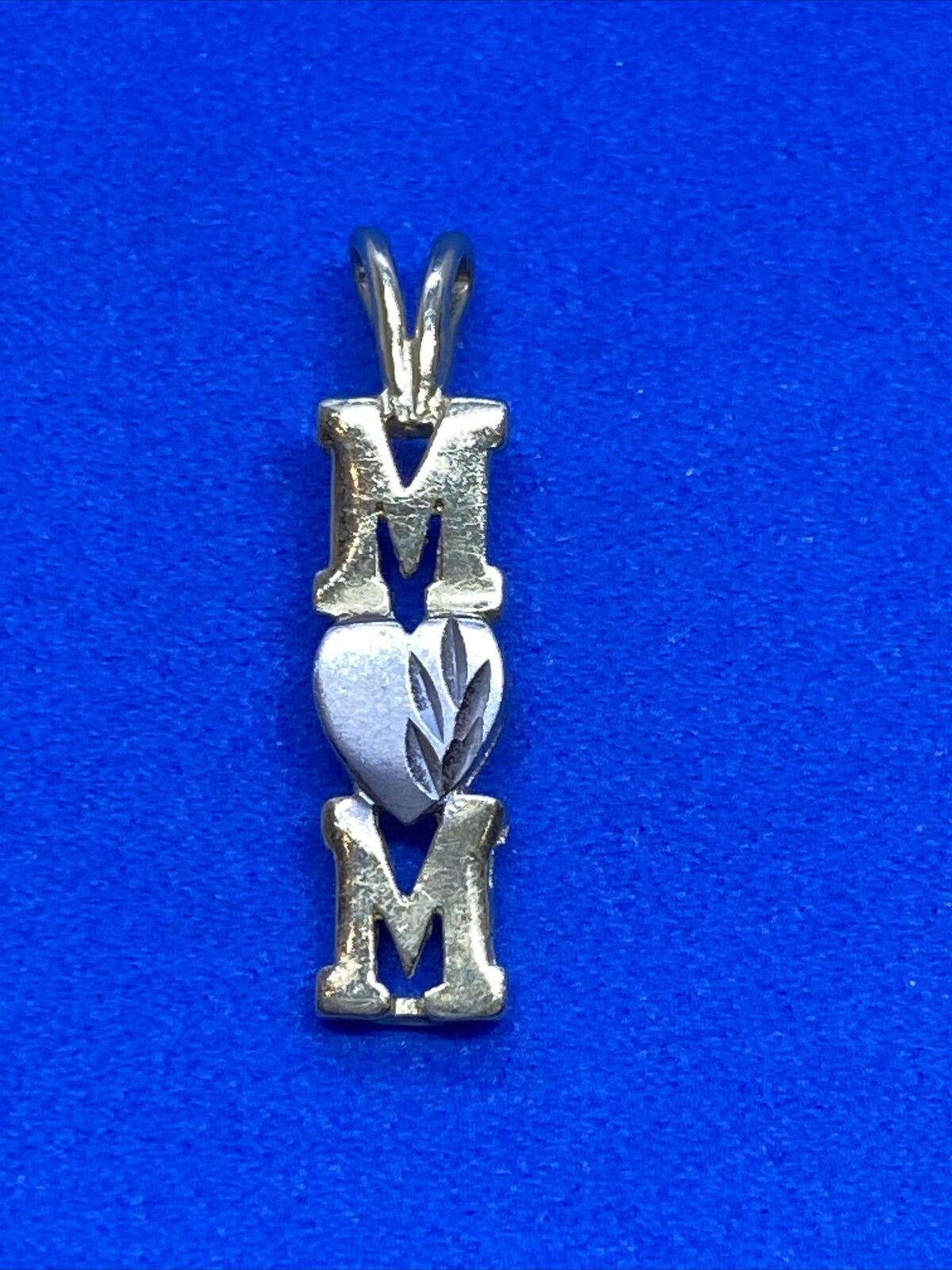 14K Yellow & White Gold M❤️M Charm or Pendant