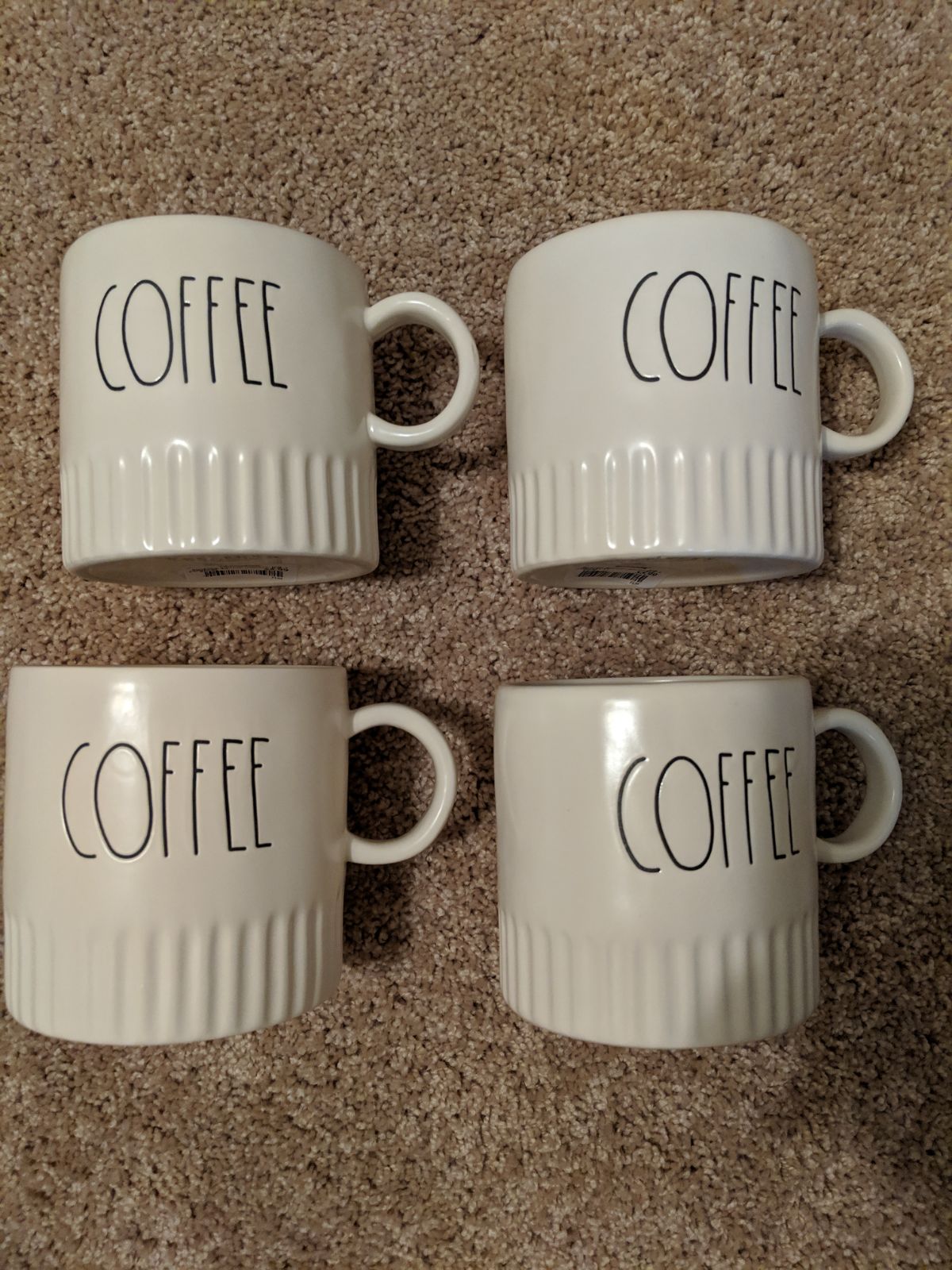 rae dunn COFFEE mugs Matte