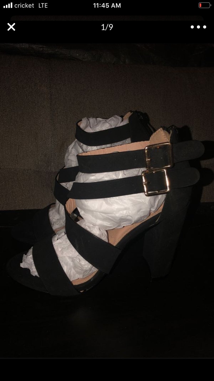 Size 6 black heels