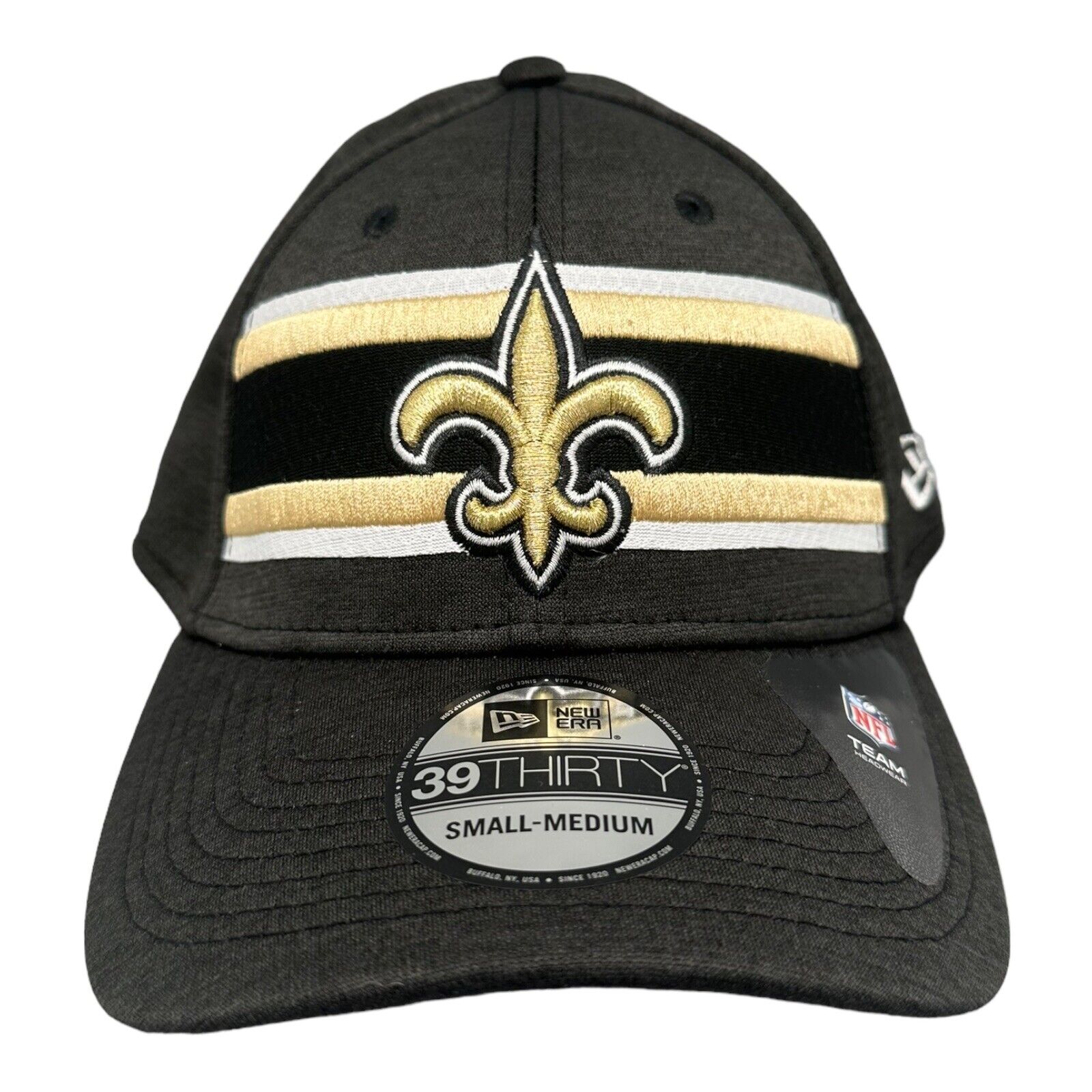 New Era 39Thirty New Orleans Saints Flex Hat Men's Sz Small/Medium NWT!