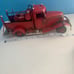 Vintage Red Metal Fire Truck