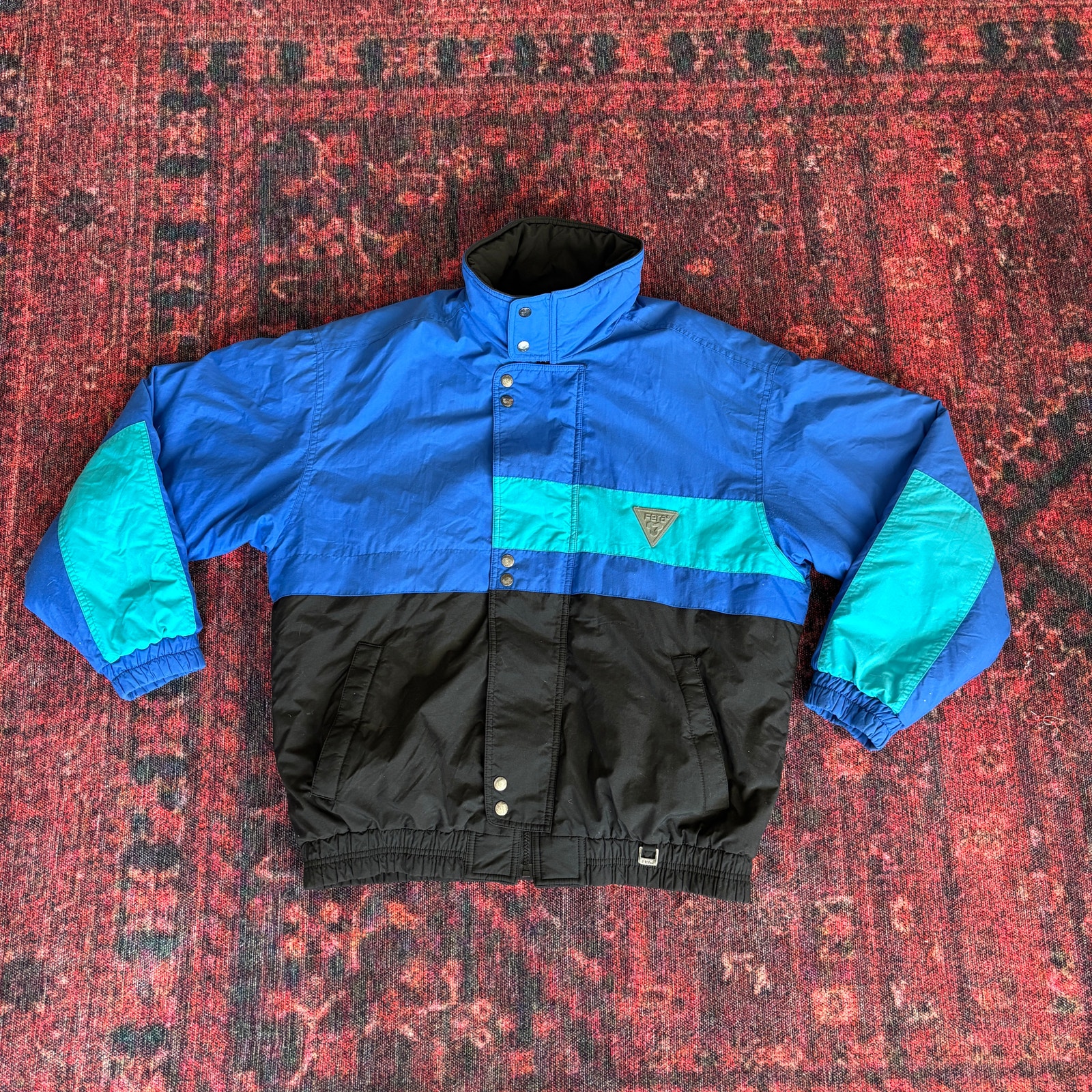 Vintage Fera Skiwear Colorblock Winter Jacket - Men’s M/L (42)