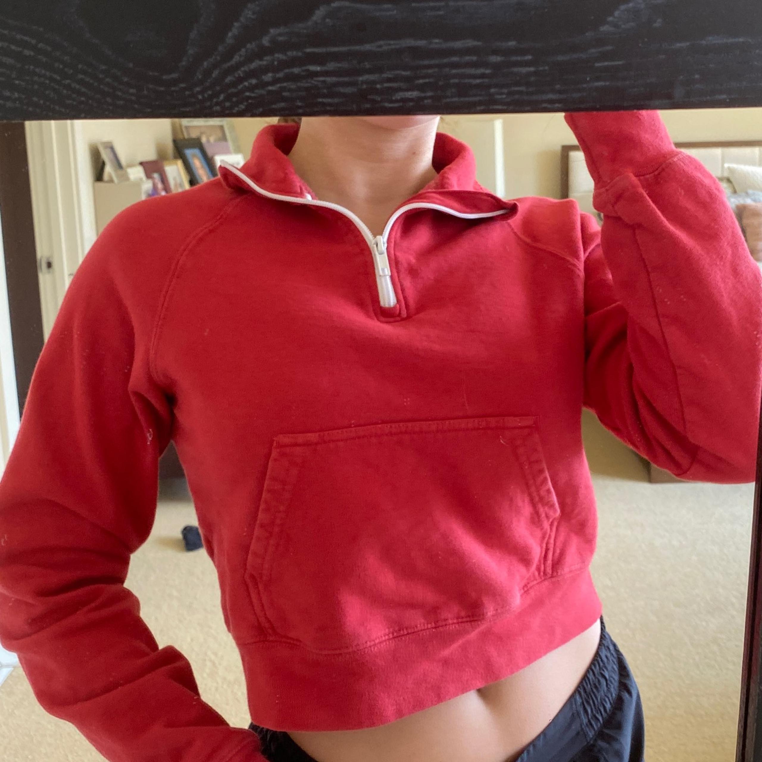 john galt cropped half zip