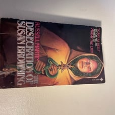 VTG Desecration of Susan Browning Russel Martin horror paperback from hell 1980s