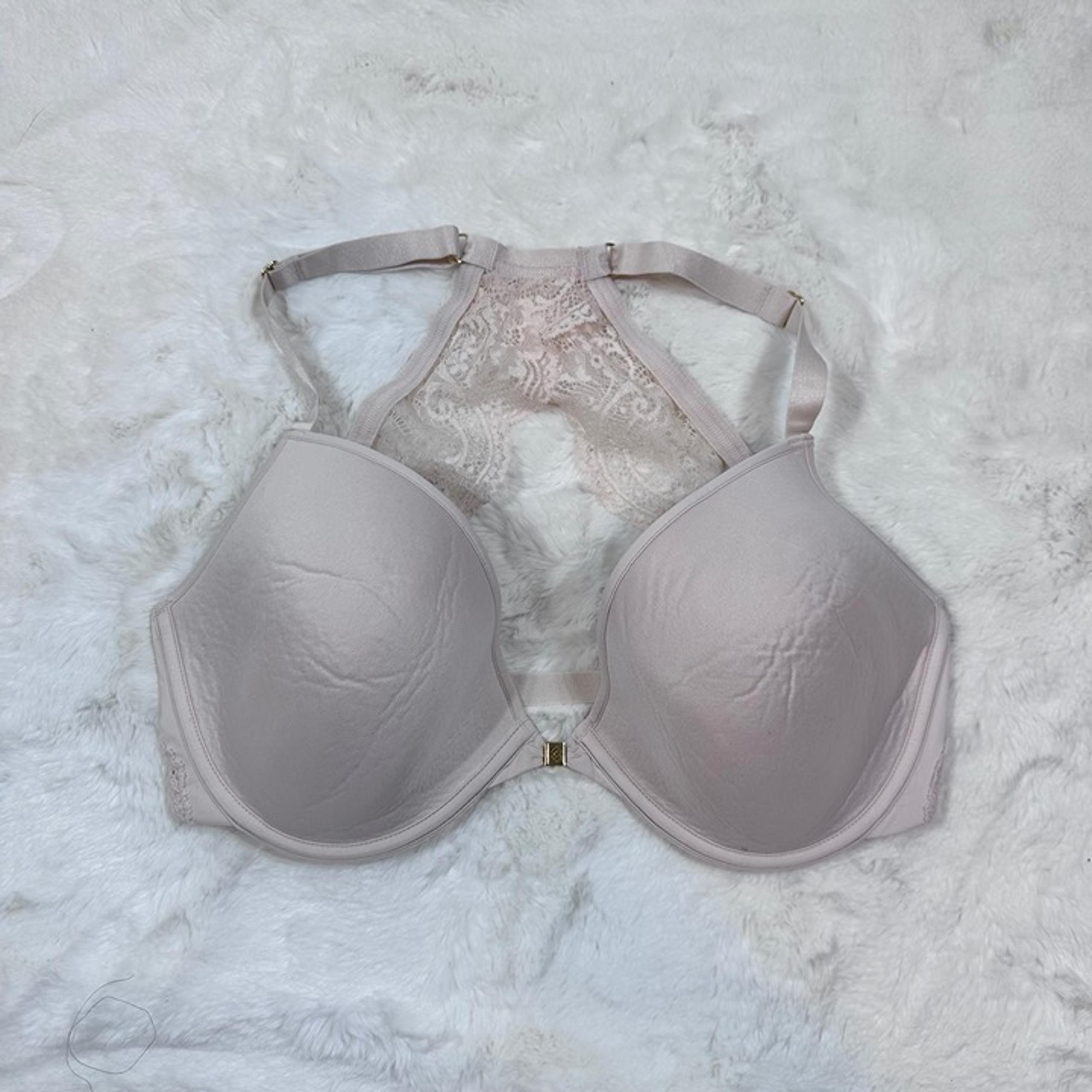 Third Love Lace Racerback Beige Bra Women's Size 32 G/34 F/36 E