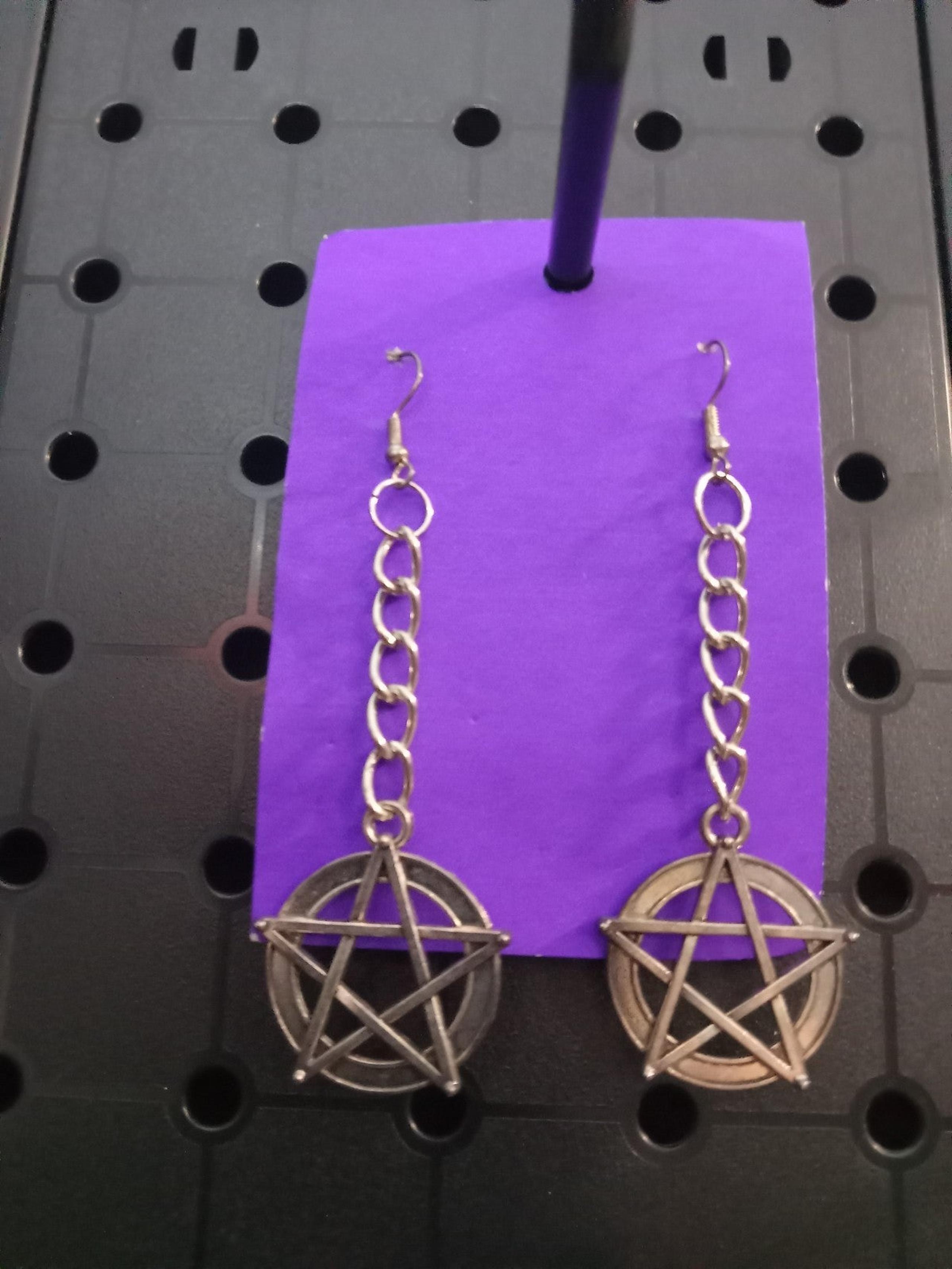 Punk rock earrings