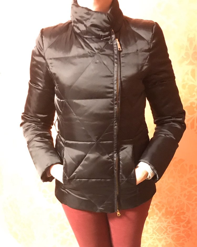 Beautiful designer warm coat