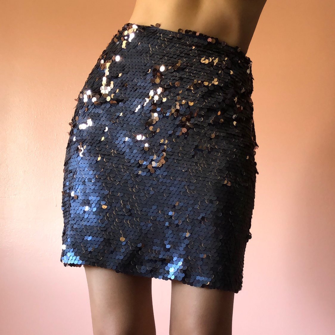 Keepsake Midnight Gold Sequin Skirt