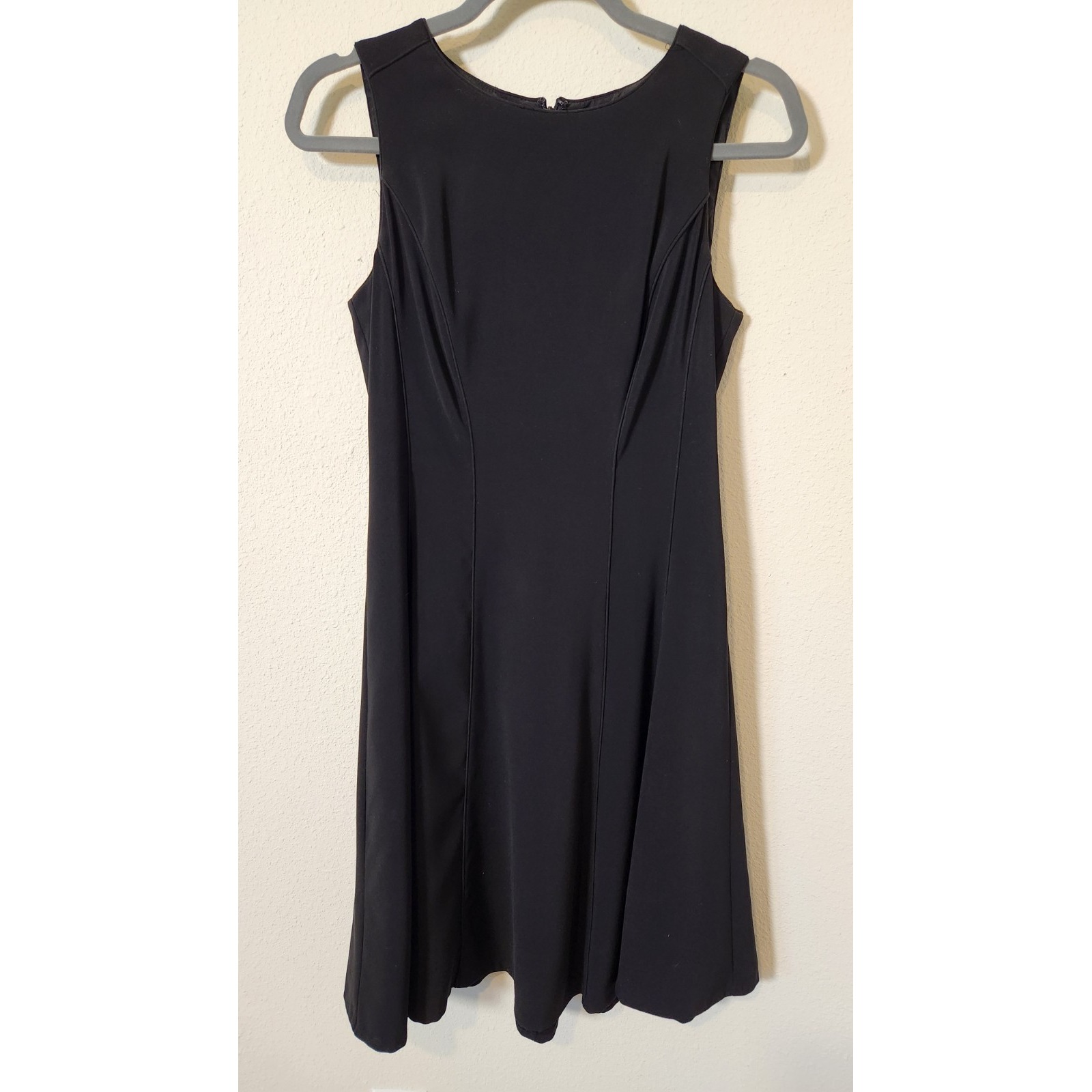 White House Black Market Sleeveless A Line Little Black Dress Slimming Lined 4