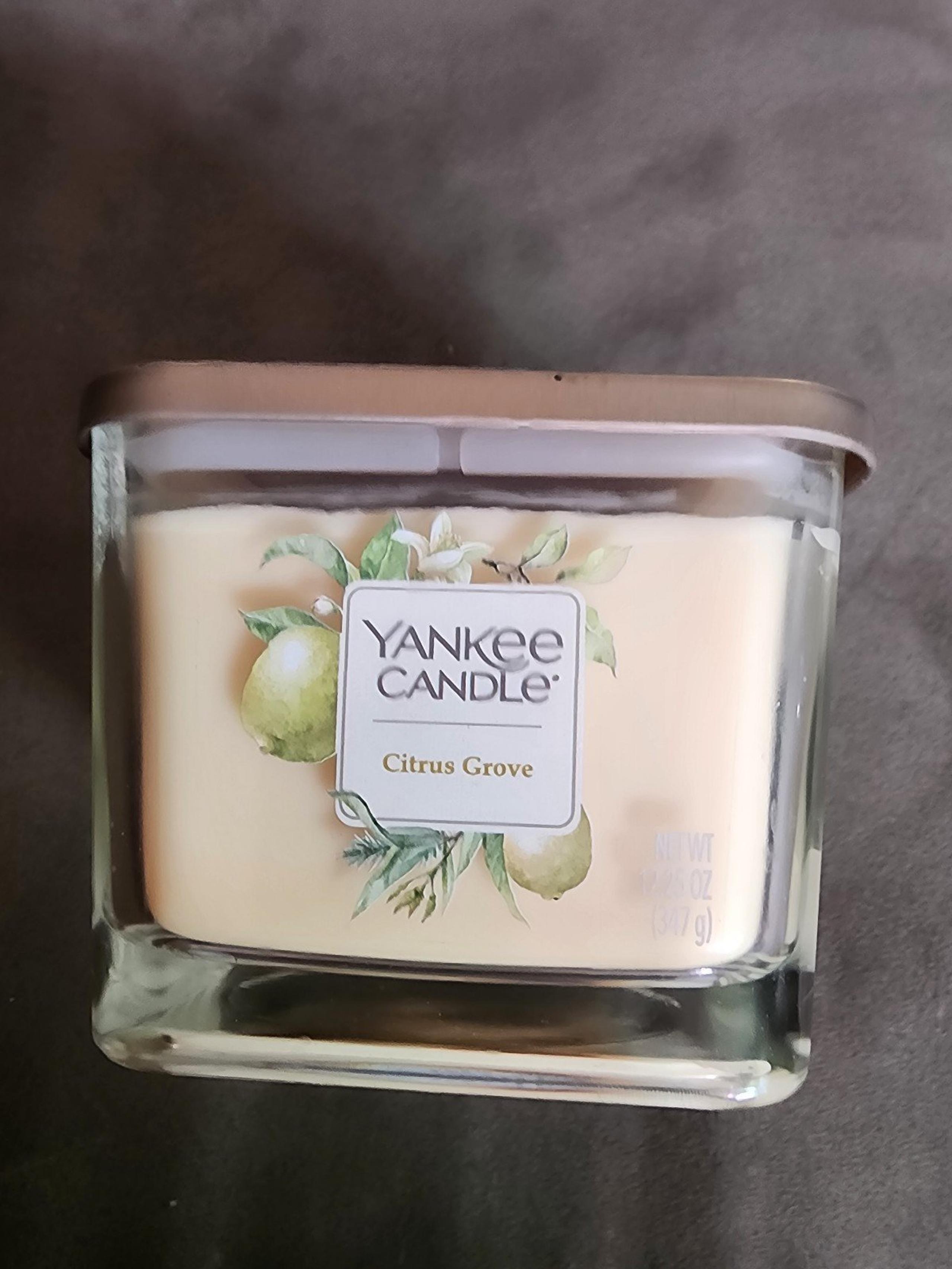 RARE YANKEE CANDLE ELEVATION COLLECTION CITRUS GROVE 3-WICK 12.25oz
