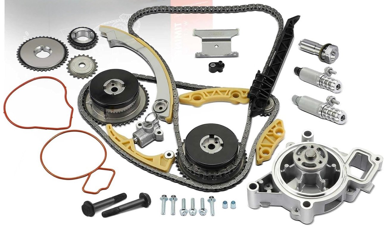 Engine Timing Chain Kit with Water Pump Compatible with Buick Regal 2011 & Chevr