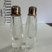 Vintage Post House Faceted Lead Crystal Deco Salt Pepper Shaker Mill Set