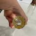 Vintage Post House Faceted Lead Crystal Deco Salt Pepper Shaker Mill Set