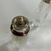 Vintage Post House Faceted Lead Crystal Deco Salt Pepper Shaker Mill Set