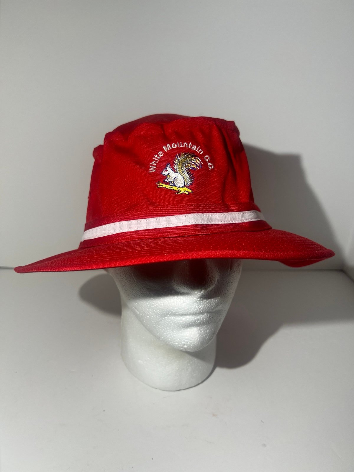 Vintage Texaco White Mountain country Club Red Bucket Hat