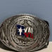 STATE OF TEXAS SESQUICENTENNIAL BELT BUCKLE BRASS - 3 1/2 X 2 1/2 Limited edit