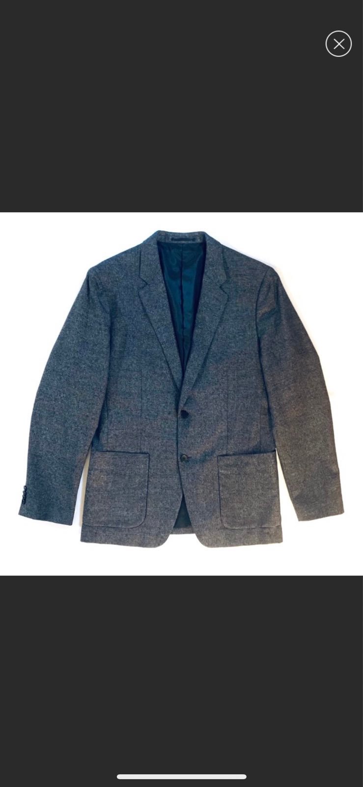 Theory black/grey sports coat jacket