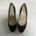 LK Bennett London Stila Trench Black Patent Leather Pump Sz 37.5 US Sz 7.5