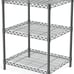 3 Tier Grey Storage Racks and Shelving - Heavy Steel Material Pantry Shelves