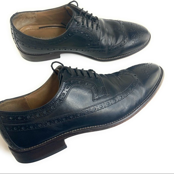 Johnston & Murphy Lace Up Brouged Derby Black