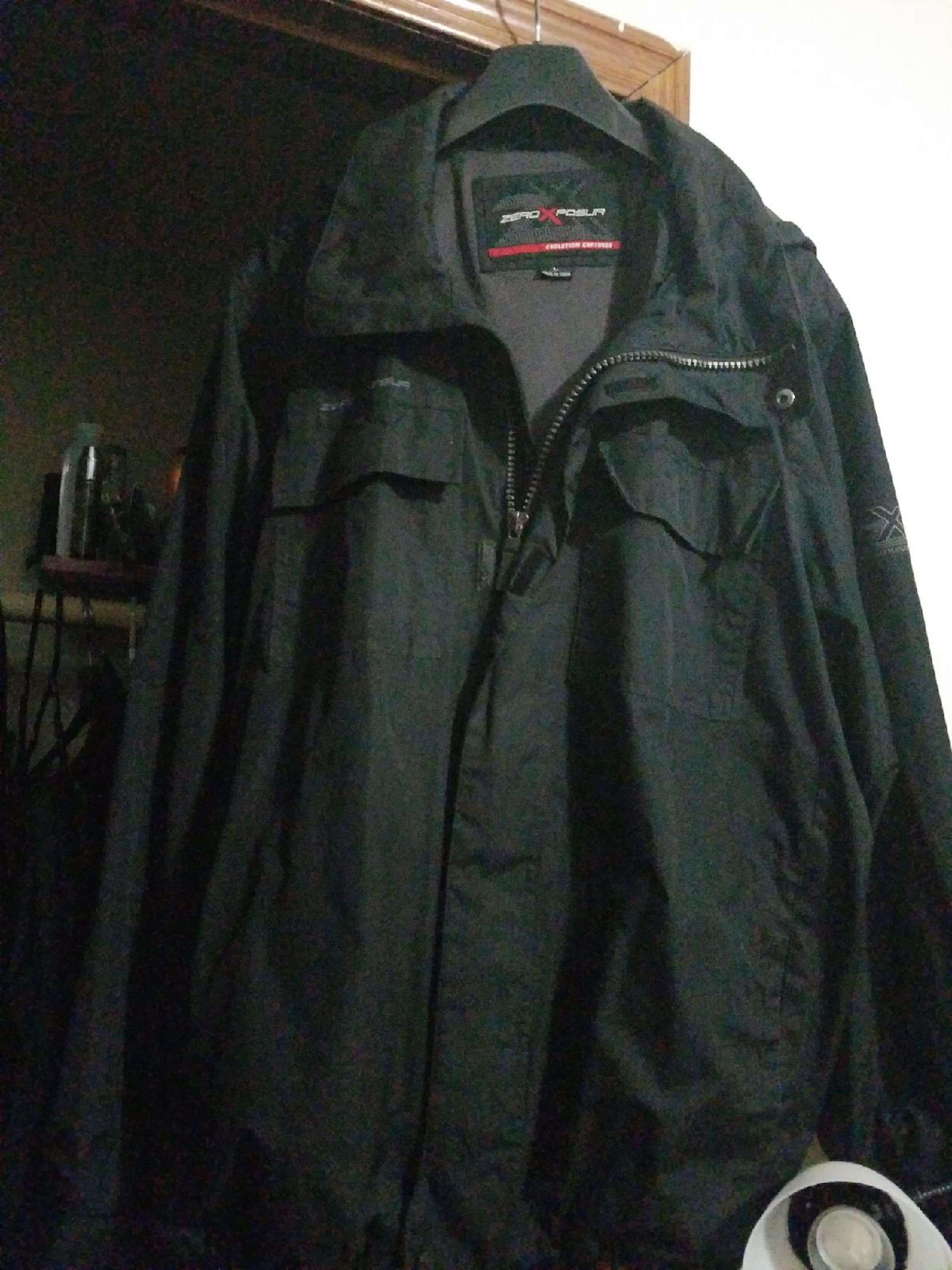Men Large ZeroXposur Black Jacket
