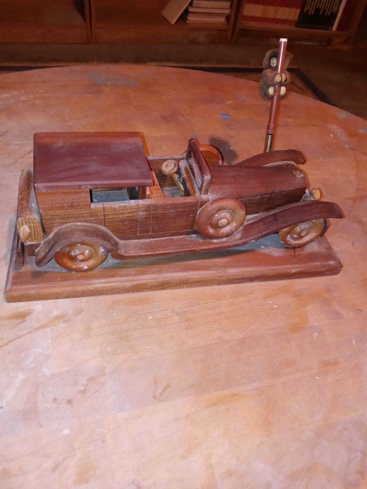 Handmade wooden car
