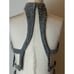 La Femme Dress Women 00 Gray Gunmetal Beaded High Neck Cut Out Formal Gown Prom