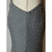 La Femme Dress Women 00 Gray Gunmetal Beaded High Neck Cut Out Formal Gown Prom