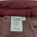 Rag & Bone Mens Pants 32 Burgundy Flat Front Straight Leg Chino Casual