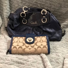 Coach purse and wallet set