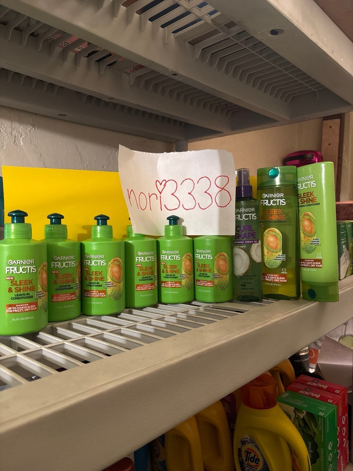 LOT OF 8 Garnier Fructis Bundle Set of Shampoo and Conditioner With Gel