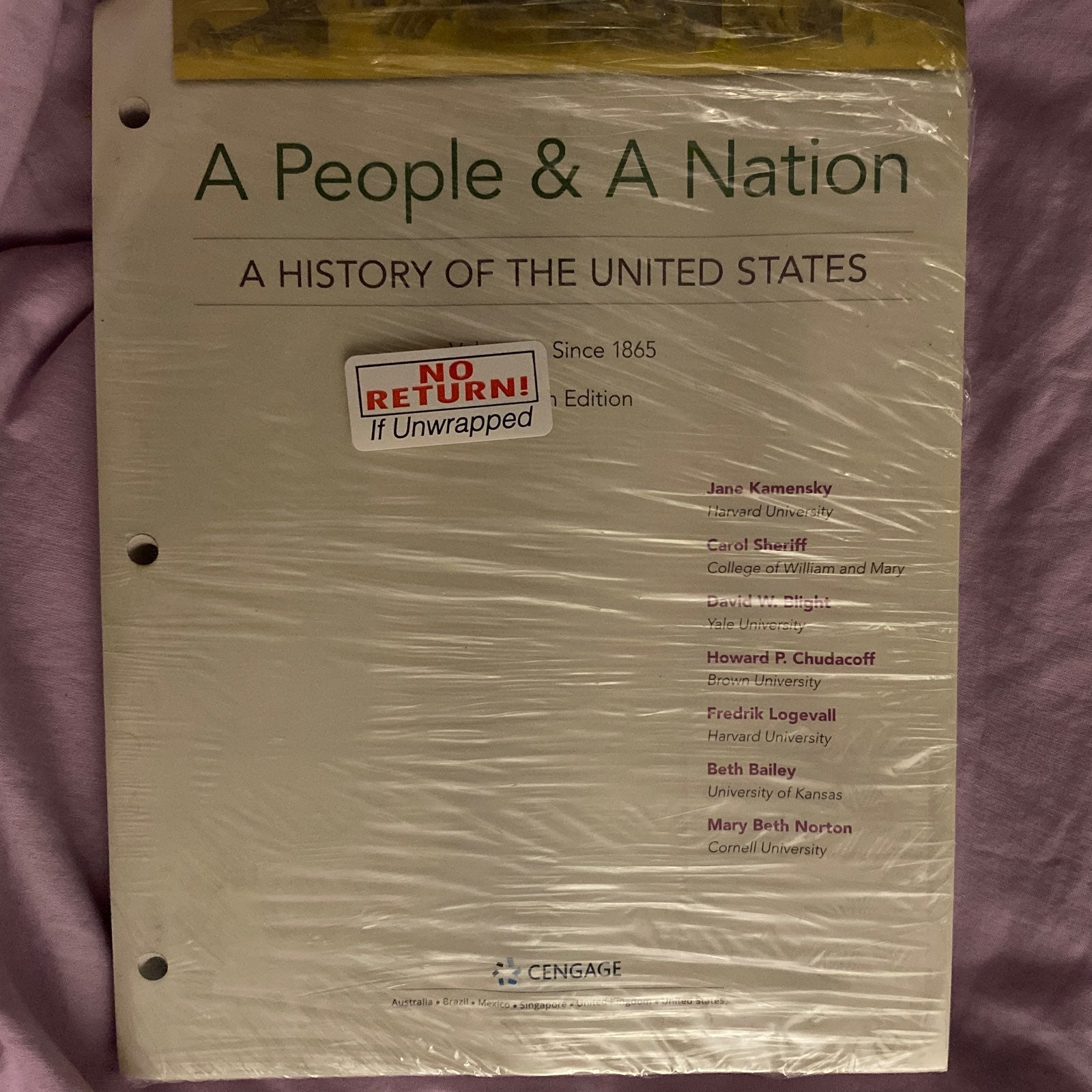 A People and A Nation